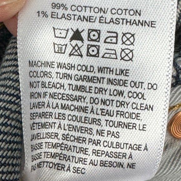 NWT Lucky Brand 363 Vintage Straight Jens Size 32 x 32 Dark Blue Denim Distress - Picture 10 of 15